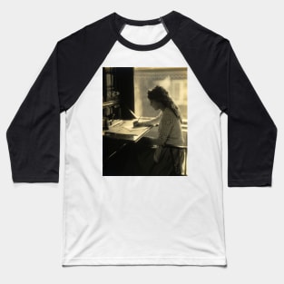 Mary Pickford Writing Baseball T-Shirt